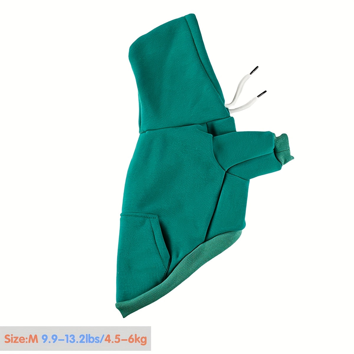 100% Polyester All-Season Knit Fabric Paiaite Dog Hoodie Sweatshirt - Pullover with Back Pocket - Ideal for Small to Medium Breeds, Walks & Adventures