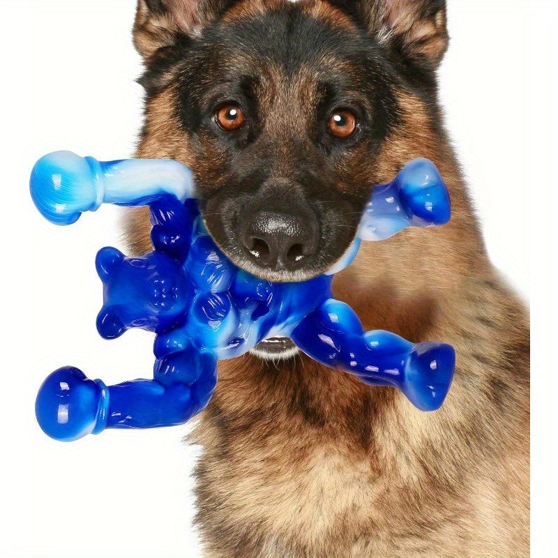 Indestructible Dog Chew Toy for Aggressive Chewers - Tough Nylon, All-Breed Compatible, Promotes Dental Health