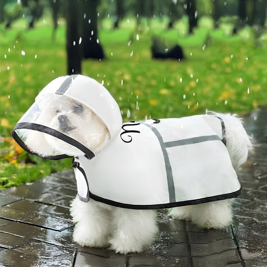 Custom Text Personalized Pet Raincoat, Lightweight All-Season Use with Excellent and Breathable Performance for All Dog Breeds, Wear Resistant Tear Proof Soft Comfort Fabric to Keep Your Puppy Dry & Stylish!