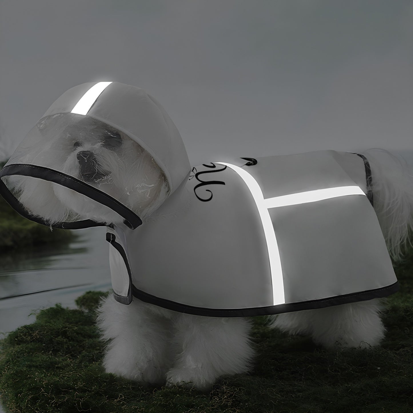 Custom Text Personalized Pet Raincoat, Lightweight All-Season Use with Excellent and Breathable Performance for All Dog Breeds, Wear Resistant Tear Proof Soft Comfort Fabric to Keep Your Puppy Dry & Stylish!